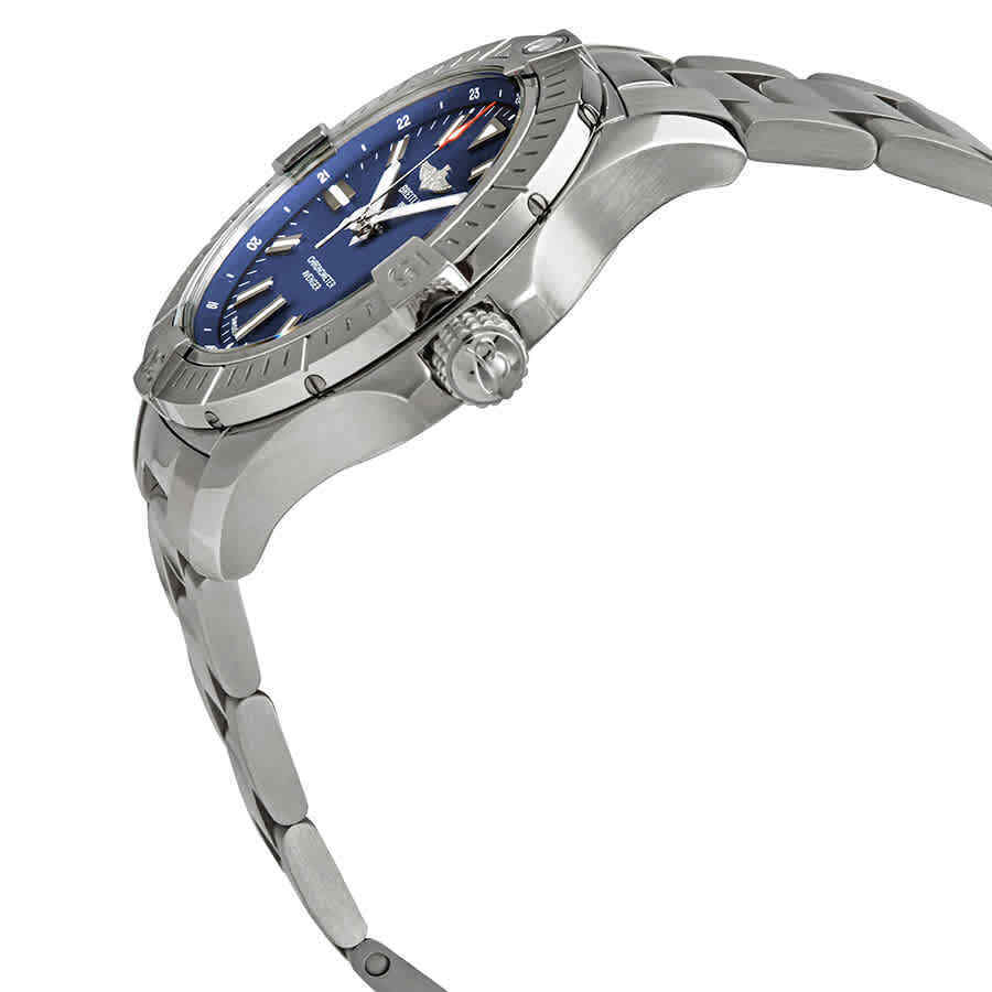 Breitling Avenger Automatic 43mm Blue Dial Silver Steel Strap Watch for Men - A17318101C1A1 Watches Breitling   