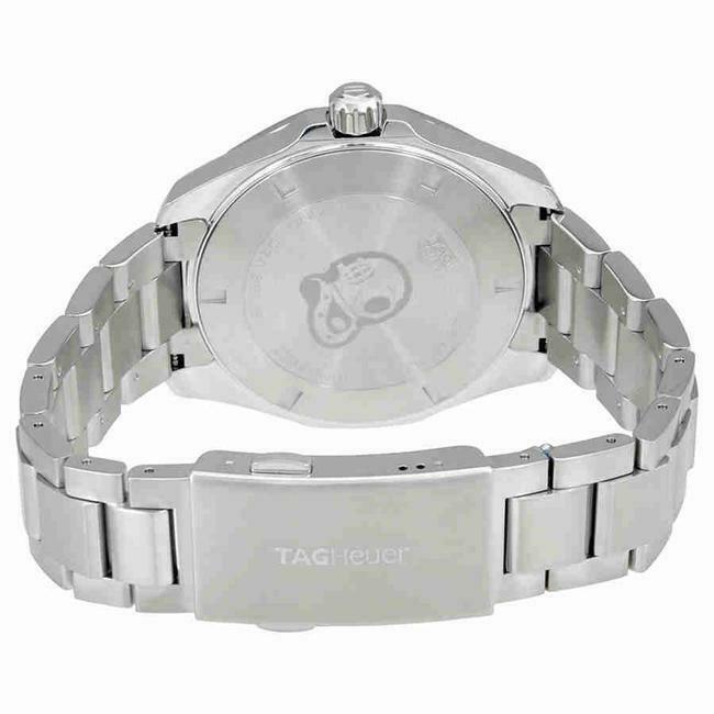 Tag Heuer Aquaracer 43mm Black Dial Silver Steel Strap Watch for Men - WAY101B.BA0746 Watches Tag Heuer   