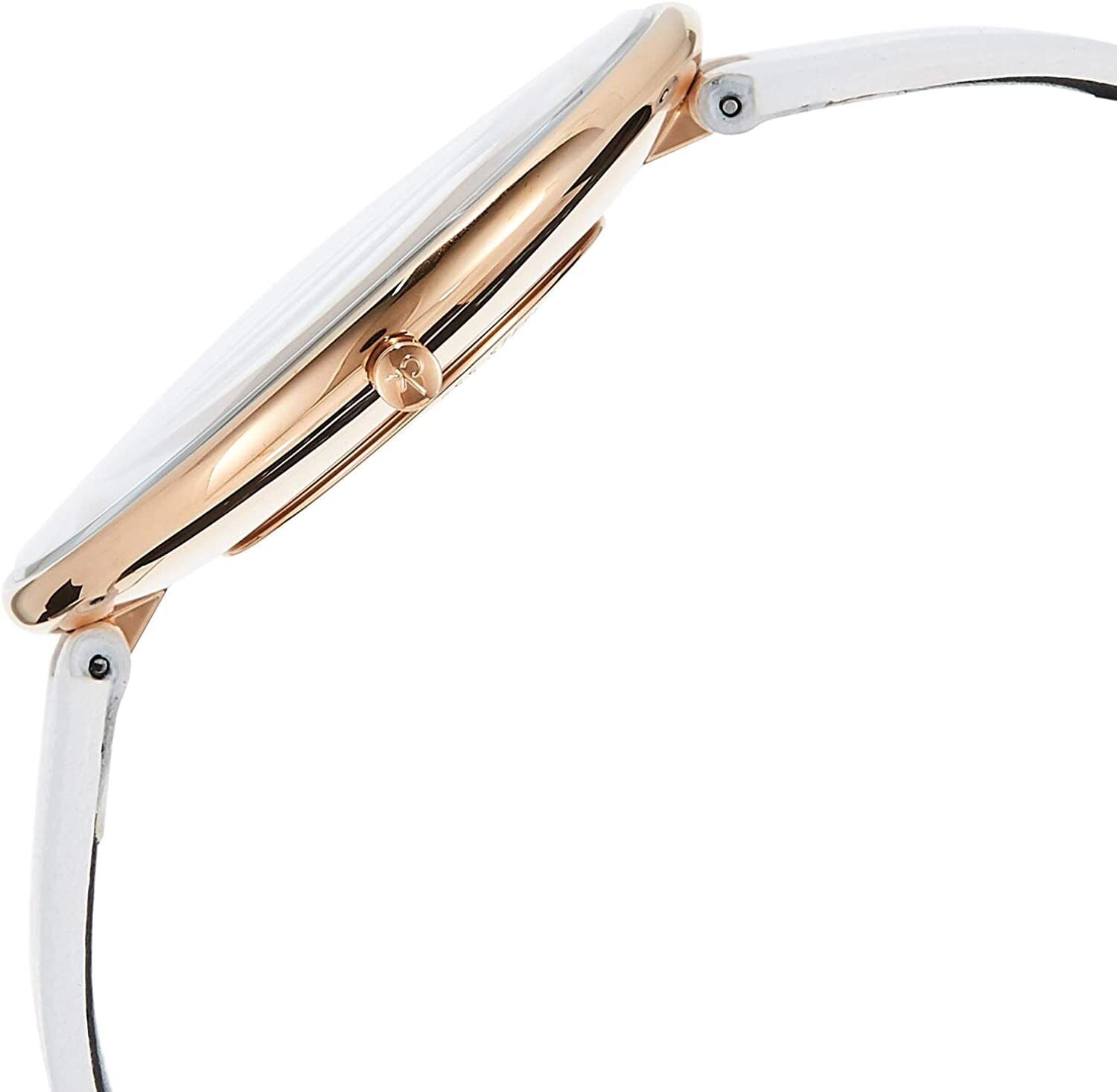 Calvin Klein Full Moon White Dial White Leather Strap Watch for Women - K8Y236L6 Watches Calvin Klein   
