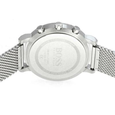 Hugo Boss Integrity Grey Dial Silver Mesh Bracelet Watch for Men - 1513807 Watches Hugo Boss   