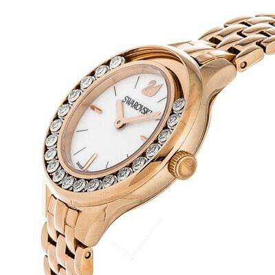 Swarovski Lovely Crystals Mother of Pearl Dial Rose Gold Steel Strap Watch for Women - 5261496 Watches Swarovski   