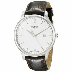 Tissot T Classic Tradition Silver Dial Watch For Men - T063.610.16.037.00 Watches Tissot   