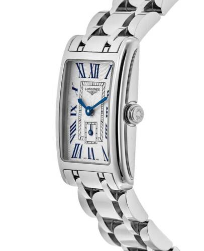 Longines Dolcevita White Dial Silver Steel Strap Watch for Women - L5.258.4.71.6 Watches Longines   