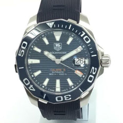 Tag Heuer Aquaracer Calibre 5 Blue Dial Blue Silicone Strap Watch for Men -  WAY211C.FT6155 Watches Tag Heuer   