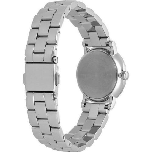 Marc Jacobs Baker White Dial Silver Stainless Steel Strap Watch for Women - MBM3246 Watches Marc Jacobs   