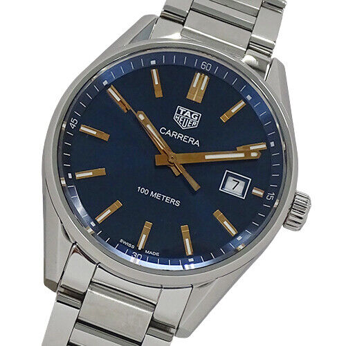 Tag Heuer Carrera Quartz Blue Dial Silver Steel Strap Watch for Women - WAR1112.BA0601 Watches Tag Heuer   