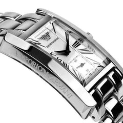 Emporio Armani White Dial Silver Stainless Steel Watch For Women - AR0146 Watches Emporio Armani   