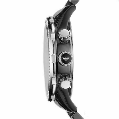 Emporio Armani Ceramica Black Dial Black Ceramic Strap Watch For Men - AR1455 Watches Emporio Armani   