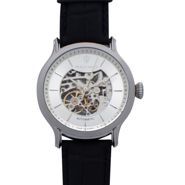 Maserati Epoca Automatic Skeleton Mechanical Silver Dial Watch For Men - R8821118003 Watches Maserati   