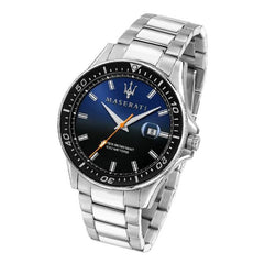 Maserati SFIDA Quartz Bue Dial  Stainless Steel Watch For Men - R8853140001 Watches Maserati   