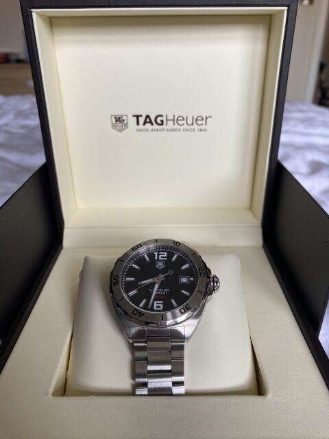 Tag Heuer Formula 1 Automatic 41mm Black Dial Silver Steel Strap Watch for Men - WAZ2113.BA0875 Watches Tag Heuer   