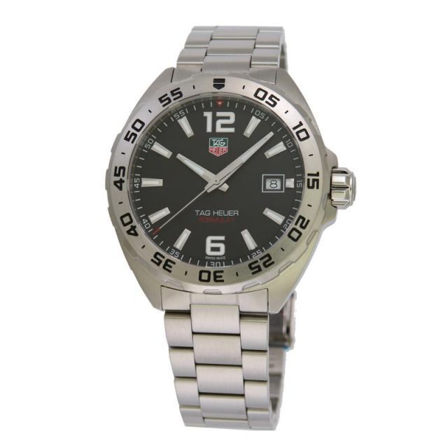 Tag Heuer Formula 1 Stainless Steel 41mm Black Dial Silver Steel Strap Watch for Men - WAZ1112.BA0875 Watches Tag Heuer   