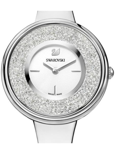 Swarovski Crystalline Pure Silver Dial Silver Steel Strap Watch for Women - 5269256 Watches Swarovski   