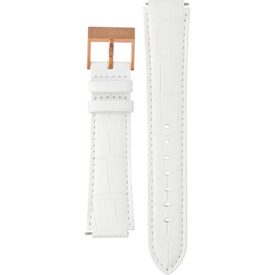 Swarovski Octea Lux White Dial White Leather Strap Watch for Women - 5414416 Watches Swarovski   