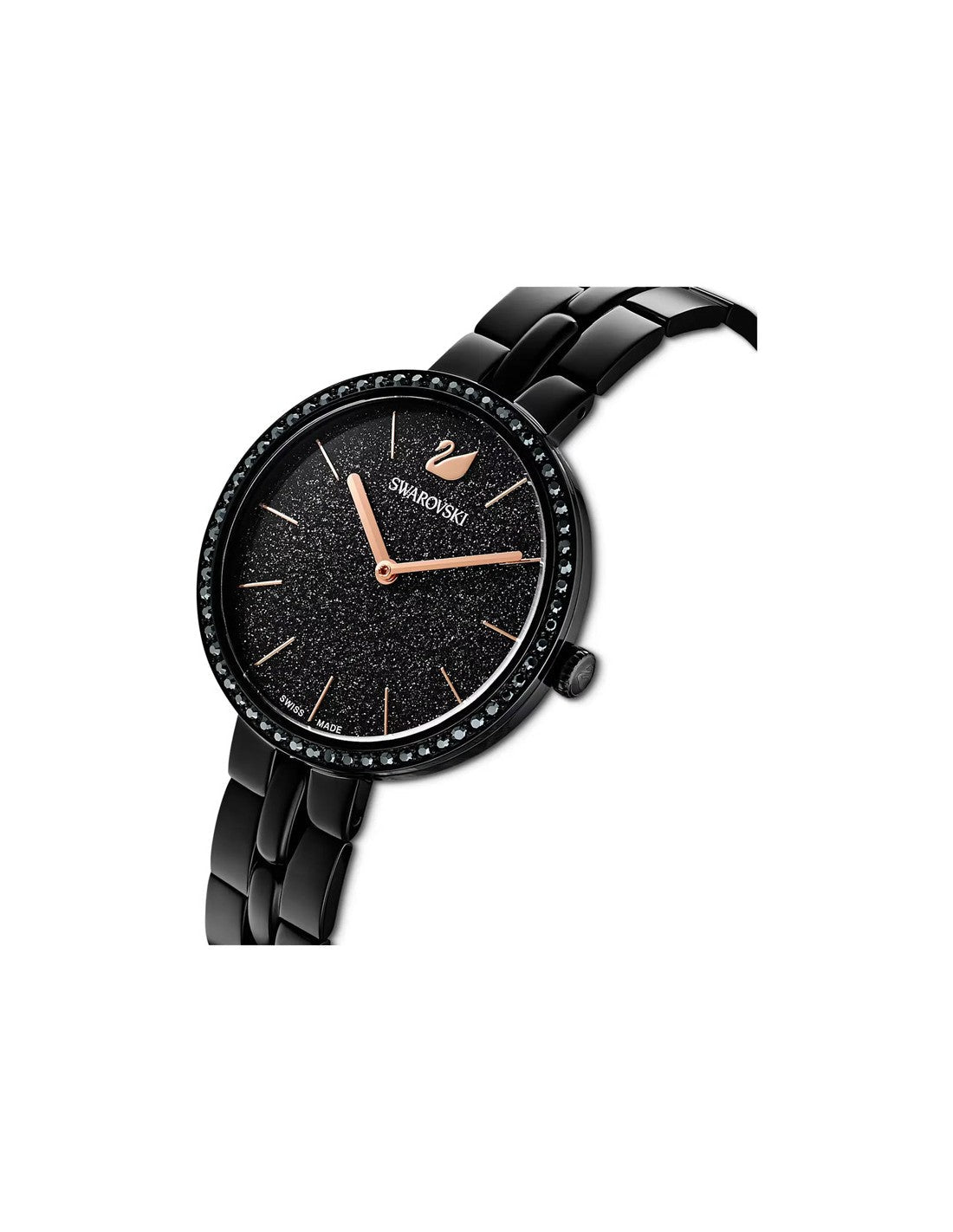 Swarovski Cosmopolitan PVD Black Dial Black Steel Strap Watch for Women - 5547646 Watches Swarovski   