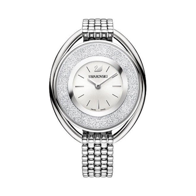 Swarovski Crystalline Aura Silver Dial Silver Steel Strap Watch for Women - 5519462 Watches Swarovski   