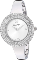 Swarovski Crystal Rose Silver Dial Silver Steel Strap Watch for Women - 5483853 Watches Swarovski   