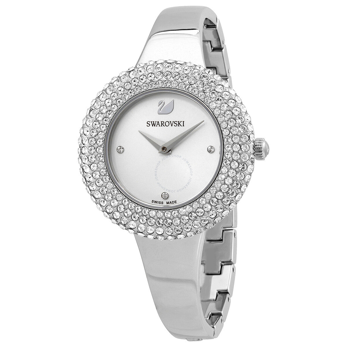 Swarovski Crystal Rose Silver Dial Silver Steel Strap Watch for Women - 5483853 Watches Swarovski   