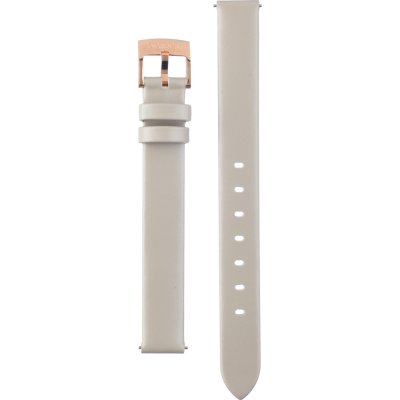 Swarovski Octea Nova Grey Dial Grey Leather Strap Watch for Women - 5295326 Watches Swarovski   