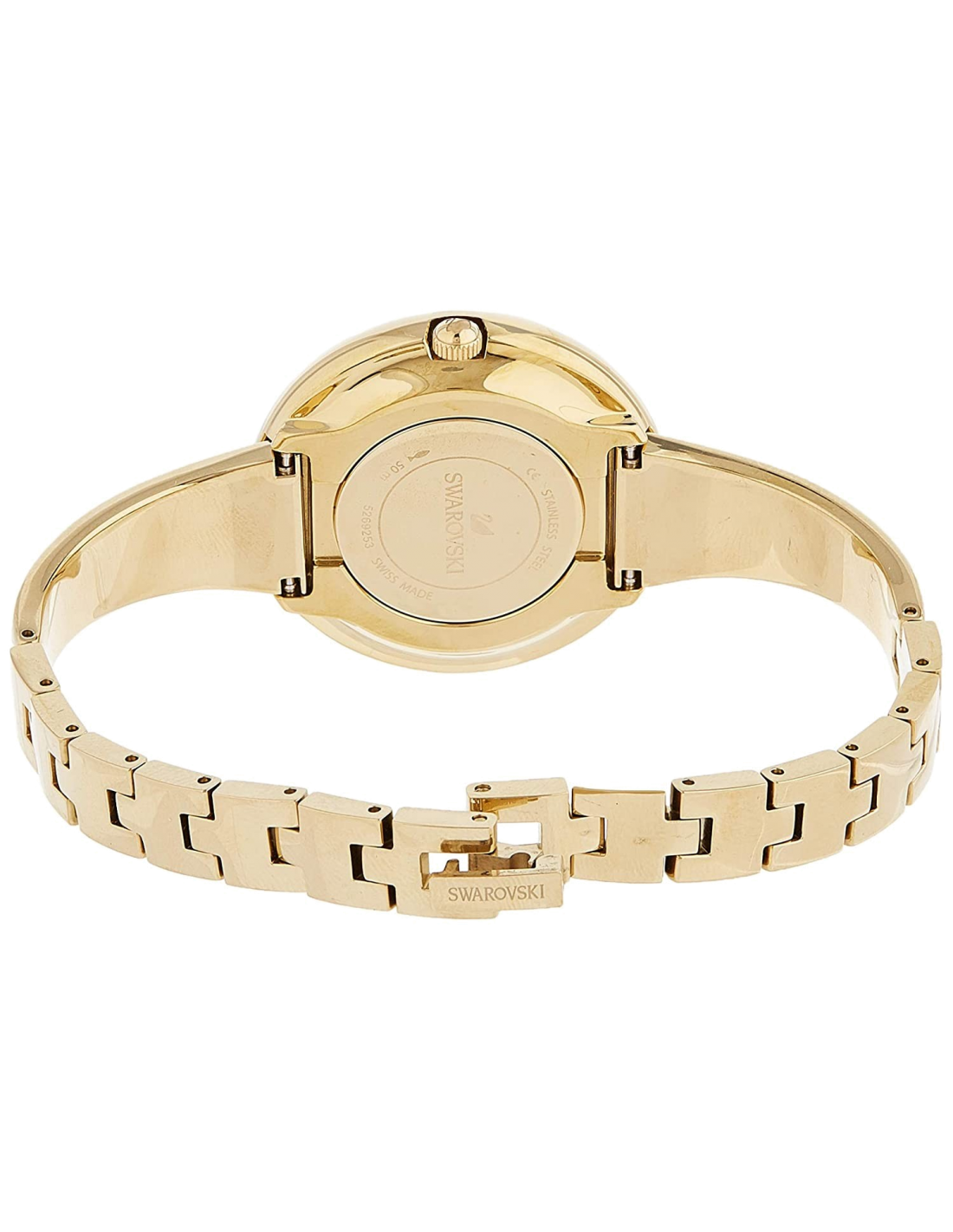 Swarovski Crystalline Bracelet White Dial Gold Steel Strap Watch for Women - 5269253 Watches Swarovski   