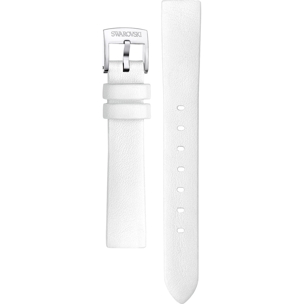 Swarovski Crystalline Pure White Dial White Leather Strap Watch for Women - 5275046 Watches Swarovski   