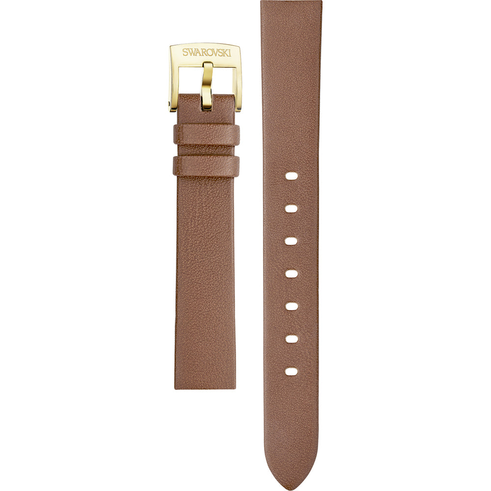 Swarovski Crystalline Pure White Dial Brown Leather Strap Watch for Women - 5275040 Watches Swarovski   