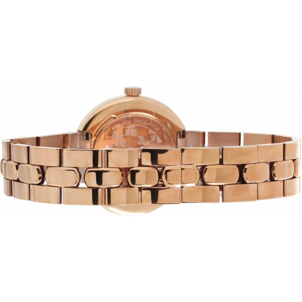 Swarovski Daytime Glittering Blue Dial Rose Gold Steel Strap Watch for Women - 5182277 Watches Swarovski   
