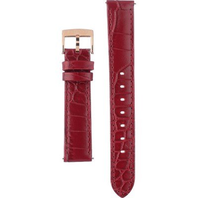 Swarovski Crystal Flower Red Dial Red Leather Strap Watch for Women - 5552780 Watches Swarovski   