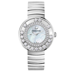 Swarovski Lovely Crystal Mother of Pearl Dial Silver Steel Strap Watch for Women - 1160307 Watches Swarovski   