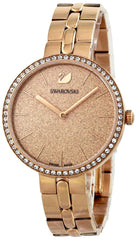 Swarovski Cosmopolitan Diamond Powder Gold Dial Rose Gold Steel Strap Watch for Women - 5517800 Watches Swarovski   