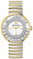 Swarovski Lovely Crystals Mother of Pearl Dial Two Tone Steel Strap Watch for Women - 1187022 Watches Swarovski   