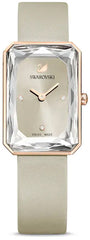 Swarovski Uptown Crystal Grey Dial Grey Leather Strap Watch for Women - 5547716 Watches Swarovski   