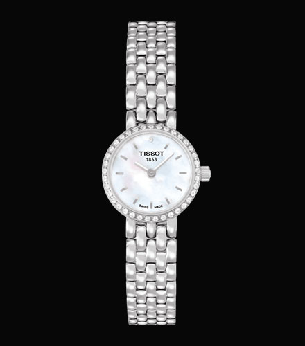 Tissot Lovely Mother of Pearl Dial 24mm Silver Stainless Steel Watch For Women - T058.009.61.116.00 Watches Tissot   