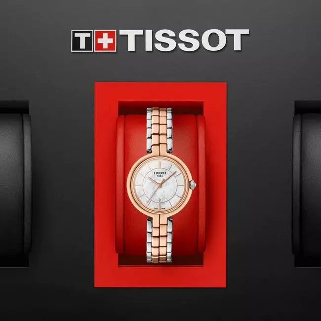 Tissot T Lady Flamingo Lady Quartz Watch For Women - T094.210.22.111.00 Watches Tissot   