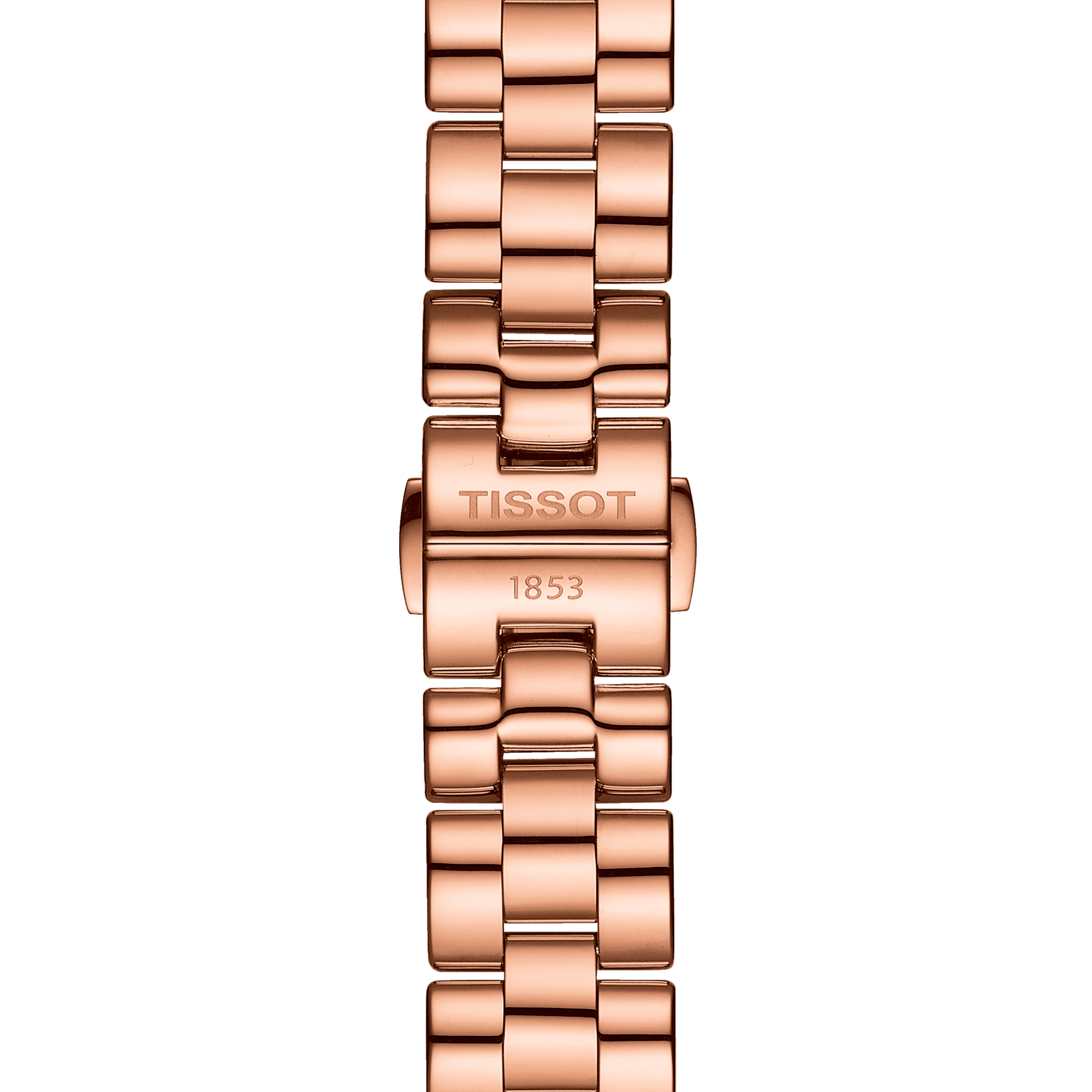 Tissot T Wave Mother of Pearl Dial Rose Gold Stainless Steel Watch For Women - T112.210.33.113.00 Watches Tissot   