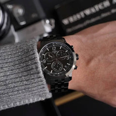 Tissot PRC 200 Chronograph Black Dial Black Stainless Steel Watch For Men - T114.417.33.057.00 Watches Tissot   