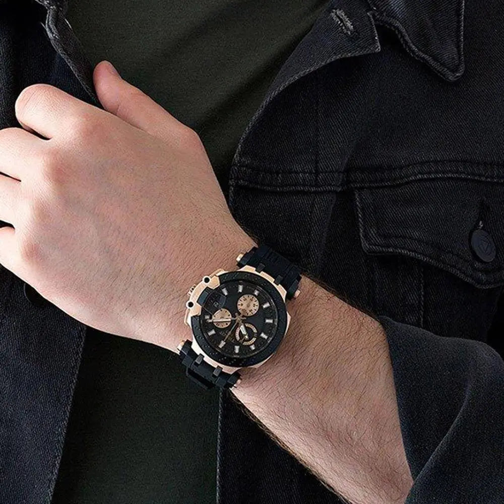 Tissot T Race Quartz Chronograph Black Dial Silicon Strap Watch For Men - T115.417.37.051.00 Watches Tissot   