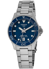 Tissot Seastar 1000 Lady Blue Dial Silver Stainless Steel Watch For Women - T120.210.11.041.00 Watches Tissot   