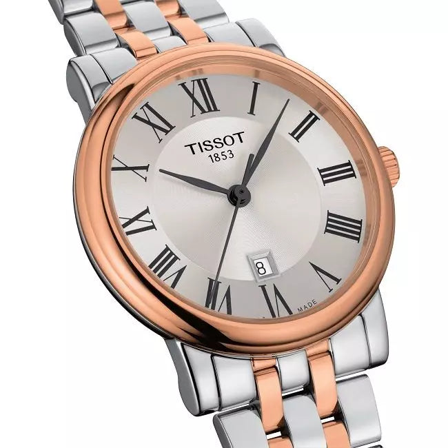 Tissot Carson Premium Lady Two Tone Watch For Women - T122.210.22.033.01 Watches Tissot   