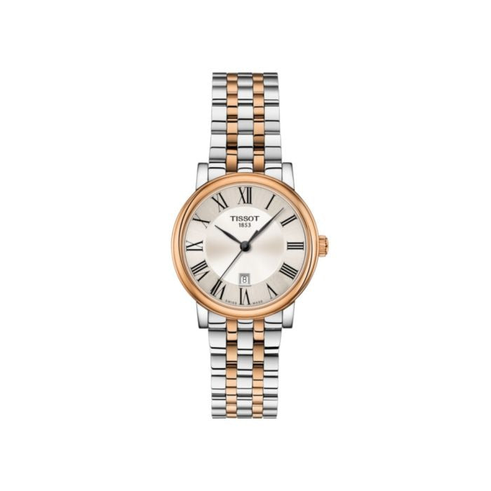 Tissot Carson Premium Lady Two Tone Watch For Women - T122.210.22.033.01 Watches Tissot   