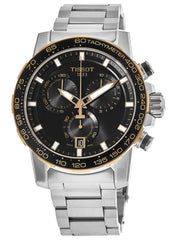 Tissot Supersport Chrono Black Dial Silver Stainless Steel Watch For Men - T125.617.21.051.00 Watches Tissot   