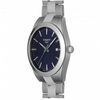 Tissot Gentleman Quartz Blue Dial Watch For Men - T127.410.11.041.00 Watches Tissot   