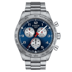 Tissot PRS 516 Chronograph Blue Dial Stainless Steel Watch for Men - T131.617.11.042.00 Watches Tissot   