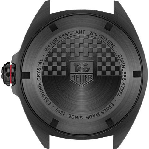 Tag Heuer Formula 1 Automatic 41mm Black Dial Black Rubber Strap Watch for Men - WAZ2115.FT8023 Watches Tag Heuer   