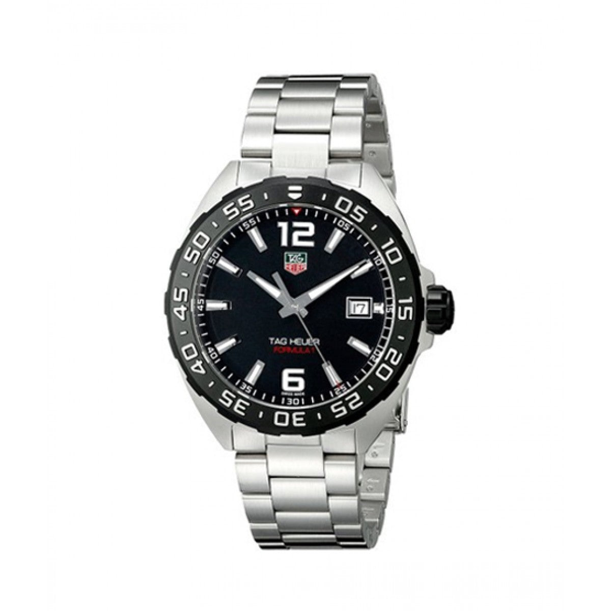 Tag Heuer Formula 1 Quartz 41mm Black Dial Silver Steel Strap Watch for Men - WAZ1110.BA0875 Watches Tag Heuer   