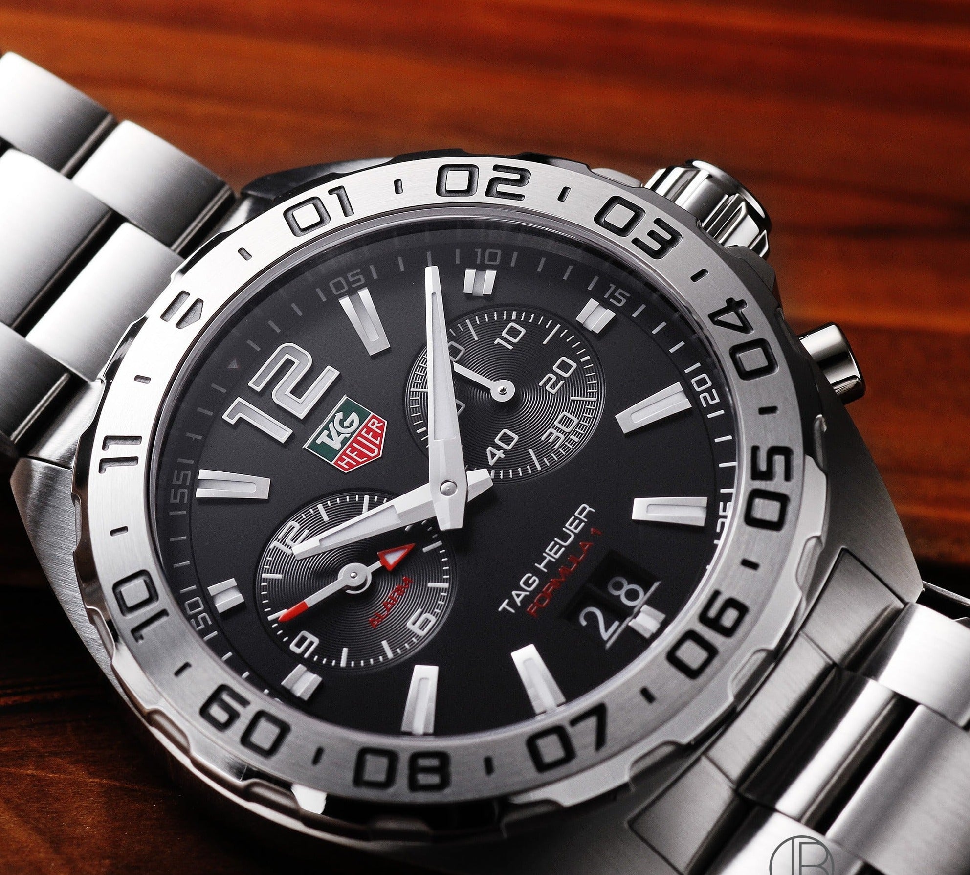 Tag Heuer Formula 1 Quartz Black Dial Silver Steel Strap Watch for Men - WAZ111A.BA0875 Watches Tag Heuer   