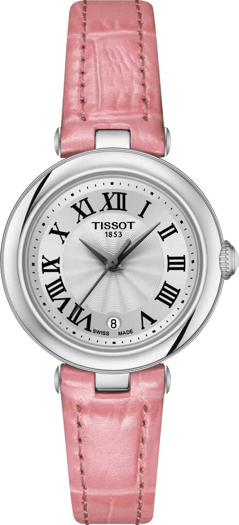 Tissot Bellissima Small Lady Quartz Pink Strap Watch For Women - T126.010.16.013.01 Watches Tissot   