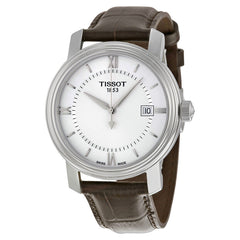 Tissot T Classic Bridgeport Brown Leather Strap Watch For Men - T097.410.16.038.00 Watches Tissot   