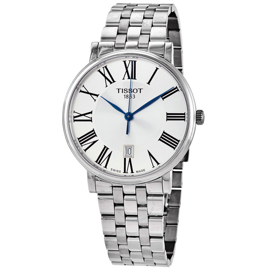 Tissot Carson Premium Quartz 40mm Stainless Steel Watch For Men - T122.410.11.033.00 Watches Tissot   