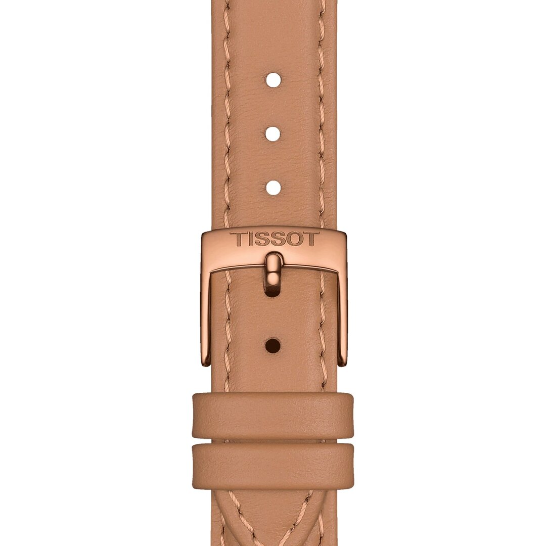 Tissot Everytime Lady Rose Gold Plated Leather Strap Watch for Women - T143.210.36.011.00 Watches Tissot   